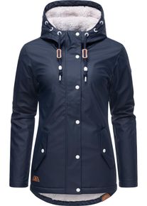 Ragwear Damen Regenjacke "Marge", blau, casual, Gr. L, Obermaterial: 100% Polyester, Futter: 100% Polyester, Wattierung: 100% Polyester, Jacken, warm