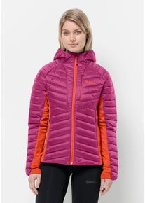 Jack Wolfskin Damen Funktionsjacke "ROUTEBURN PRO INS JKT W", pink, Gr. XL, 1. OBERSTOFF 100% POLYESTER 2. OBERSTOFF 93% POLYESTER, 7% ELASTHAN