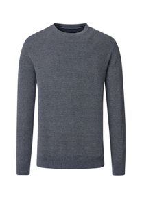 Casamoda Herren Strickpullover "Casamoda Pullover uni", grau, Gr. L, 100% Baumwolle, Pullover