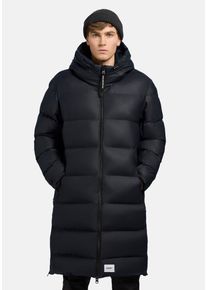 Khujo Herren Steppmantel "Earl-YM", blau, Basic, Gr. M, Obermaterial: 100% Polyester, Beschichtung: 100% Polyurethan, Futter: 100% Nylon, Wattierung: