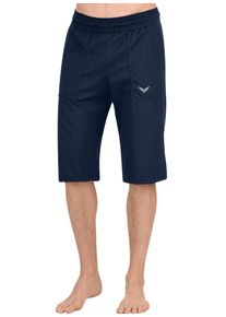 TRIGEMA Herren Jerseyhose "TRIGEMA Bermuda aus Single-Jersey", blau, casual, Gr. S, 100% Baumwolle, Hosen