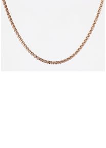 Firetti Damen Edelstahlkette "Schmuck Geschenk Venezianerkettengliederung, 2,0 mm breit", 45, Edelstahl, B: 2mm, rosa, Edelstahl, B:2mm, Halsketten,