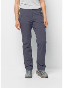 Jack Wolfskin Damen Softshellhose "GLASTAL PANTS W", grau, Gr. 36, OBERSTOFF 94% POLYAMID, 6% ELASTHAN LINING 100% POLYESTER, Hosen