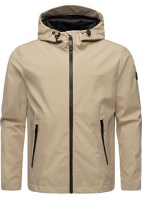 Ragwear Herren Softshelljacke "Shellwie", beige, sportlich, Gr. XXL, Obermaterial: 100% Polyester, Futter: 100% Polyester, Jacken, Wasserdichte