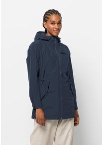 Jack Wolfskin Damen Outdoorjacke "DAKAR PARKA W", blau, Gr. XS, OBERSTOFF: 100% POLYESTER Futter: 100% POLYESTER, Jacken