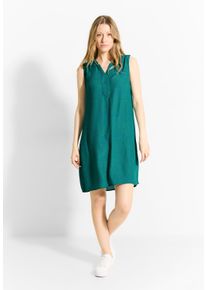 Cecil Damen Sommerkleid, grün, casual, Gr. XXL, unifarben, Stoff, 100% Viskose, Kleider, aus Viskose