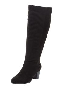sheego Damen Weitschaftstiefel "Große Größen", Gr. 39, schwarz, Obermaterial: 100% Polyester, klassisch, Schuhe, in 3 Schaftweiten für individuelle