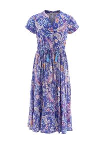 happy girls Mädchen Druckkleid, blau, casual, Gr. 176, gemustert, Web, Obermaterial: 100% Polyester, Kleider