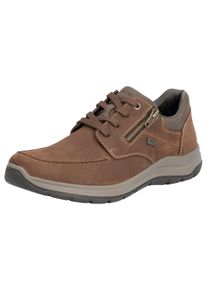 Rieker Herren Sneaker, Gr. 44, braun, Leder, Lederimitat, sportlich, Schuhe, Freizeitschuh, Halbschuh, Schnürschuh mit RiekerTEX-Membran