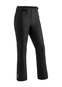 Maier Sports Damen Skihose "Beate", schwarz, Gr. 38, 100% Polyester, Hosen, Damen Schneehose, wind- und wasserdicht, verstellbarer Bund, Regular Fit