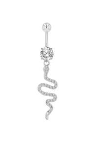 Adelia´s ADELIA ́S Damen Bauchnabelpiercingweiß, neutral, Edelstahl, Piercings