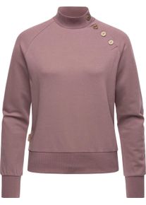 Ragwear Damen Sweatshirt "Majjorka Solid", lila, casual, Gr. L, Sweatware, Material: 70% Baumwolle, 30% Polyester, Sweatshirts, Damen Langarmshirt