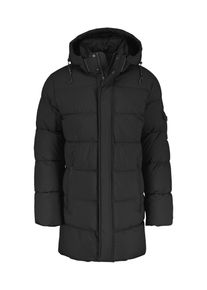 Lerros Herren Steppjacke "Lerros Warm gefütterte Steppjacke mit abnehmbarer Kapuze", schwarz, Gr. M, 100% Polyester, Jacken, Wasser- und