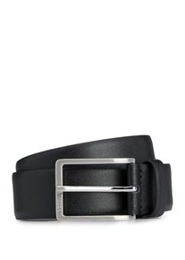 BOSS Damen Ledergürtel "Erman-L_Sz35", schwarz, casual, Gr. 115, unifarben, Leder, Gürtel, mit dezenter BOSS-Prägung auf der Schließe