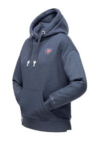 Navahoo Damen Kapuzensweatshirt "Goldfee", blau, casual, Gr. S, Sweatware, Obermaterial: 50% Baumwolle, 50% Polyester, Wattierung: 100% Polyester,