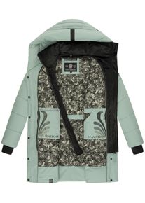 Navahoo Damen Steppmantel "Knutschilein", grün, modisch, Gr. XL, Obermaterial: 100% Polyester, Innenfutter: 100% Polyester, Wattierung: 100%