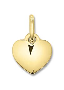 ONE ELEMENT Damen Ketten-Anhänger "Herz Herz Anhänger aus 333 Gelbgold", Gelbgold 333, gold, Gelbgold 333, Schmuckanhänger, Damen Gold Schmuck Herz