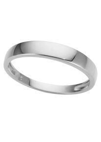 Firetti Damen Goldring "Schmuck Geschenk Gold 333 klassische Eleganz, massiv und edel", 18, Weißgold 333, 2mm, weiß, Weißgold 333, Fingerringe