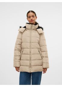 Véro Moda VERO MODA Damen Steppjacke "VMWILMA JACKET PRM", silber, modisch, Gr. XS, unifarben, Web, Steppware, Obermaterial: 100% Polyester, Jacken