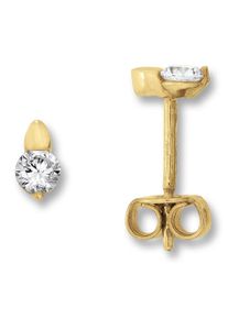 ONE ELEMENT Damen Paar Ohrhänger "Zirkonia Ohrringe Ohrstecker aus 333 Gelbgold", Damen,mit Zirkonia, Gelbgold 333, gold, Gelbgold 333, Ohrringe,