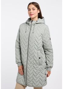 Barbara Lebek Damen Steppjacke, grün, casual, Gr. 36, unifarben, Steppware, Obermaterial: 100% Polyester. Futter: 100% Polyester, Jacken, mit Kapuze