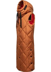 Navahoo Damen Steppweste "Schnuckel", braun, modisch, Gr. XL, Oberstoff: 100% Polyester; Futter: 100% Polyester; Wattierung: 100% Polyester, Westen,