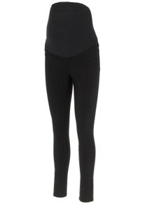 MAMALICIOUS Damen Umstandsjeans "MLLUCY", schwarz, Basic, Gr. M, unifarben, Denim/Jeans, Obermaterial: 77% Viskose (LENZING ECOVERO), 20% Nylon, 3%