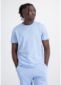 Herren T-Shirt "Alpha Industries Men - T-Shirts Unisex EMB T-Shirt", blau, Gr. XXS, Alpha Industries, Obermaterial: 100% Baumwolle, Shirts