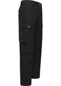 Ragwear Herren Cargohose "Merly Long", schwarz, sportlich, Gr. 31, Material: 100% Baumwolle, Hosen, modische Herren Cargo mit großen Pattentaschen
