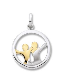 ONE ELEMENT Damen Sternzeichen-Anhänger "Zwilling Sternzeichen Anhänger aus 925 Silber", Zwilling, Silber 925 (Sterlingsilber), silber, Silber 925