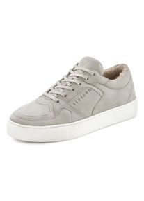 ELBSAND Damen Sneaker, Gr. 36, grau, Obermaterial: 100% Ziegenleder. Futter: 95% Synthetik, 5% Ziegenleder. Decksohle: 100% Textilmaterial.