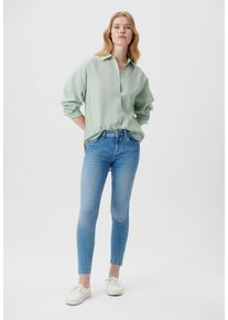 Mavi Damen Langarmshirt "LONG SLEEVE SHIRTS", grün, feminin, Gr. L, unifarben, 87% Lyocell, 13% Polyester, Shirts, Bluse Oversized