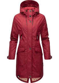 Navahoo Damen Outdoorjacke "Schötchen", rot, modisch, Gr. XS, Obermaterial: 55% Nylon, 45% Baumwolle, Futter: 100% Polyester, Ärmelfutter: 100%