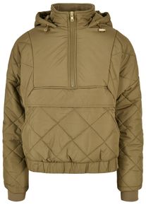 Urban Classics Damen Winterjacke "Urban Classics Damen", grün, casual, Gr. S, unifarben, 100% Polyester, Jacken