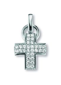 ONE ELEMENT Damen Ketten-Anhänger "Zirkonia Kreuz Anhänger aus 925 Silber", Silber 925 (Sterlingsilber), silber, Silber 925 (Sterlingsilber),