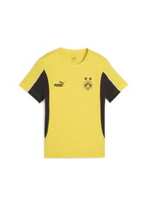 Puma Kinder T-Shirt "Borussia Dortmund ftblARCHIVE T-Shirt Jungen", gelb, Gr. 140, Obermaterial: 100% Baumwolle, Shirts