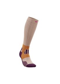 Bauerfeind Herren Kompressionsstrümpfe "Trail Run Mid Cut Socks, Women", Gr. 35, orange, Polyamid, Socken