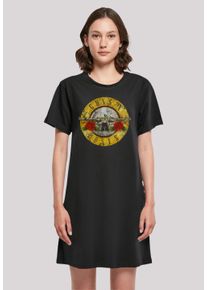 F4NT4STIC Damen Shirtkleid "Guns 'n' Roses Vintage Logo Black", schwarz, casual, Gr. XL, Obermaterial: 100% Baumwolle, Kleider, Premium Qualität