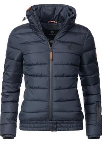 Marikoo Damen Steppjacke "Poison", blau, modisch, Gr. S, clean, Oberstoff: 100% Polyester, Futter: 100% Polyester, Wattierung: 100% Polyester,