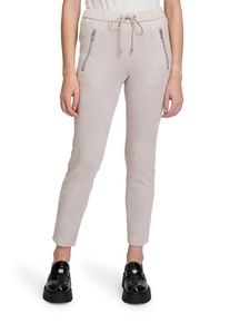 Cartoon Damen Stoffhose "Cartoon Casual-Hose mit Reißverschlusstaschen", grau, modisch, Gr. 38, Obermaterial: 95% Polyester, 5% Elasthan., Hosen,