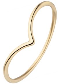Jobo Damen Fingerring, 52, Gelbgold 585, gelb, Gelbgold 585, Fingerringe, 585 Gold