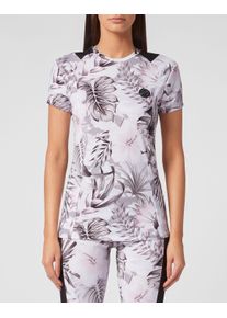 Plein Sport Damen T-Shirt "T-Shirt"21, multicolor, Gr. XS, Obermaterial: 95% Polyester, 5% Elasthan, Shirts