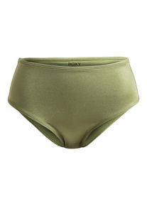 Roxy Damen Bikini-Hose "Brilho", grün, Gr. L, 82% Nylon, 18% Elasthan, Badehosen