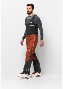 Jack Wolfskin Herren Skihose "ALPSPITZE AIR PANTS M", rosa, Gr. XL, 1. OBERSTOFF OBERSTOFF 100% POLYAMID ABSEITE 100% POLYAMID, 2. OBERSTOFF 88%