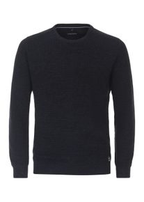 Casamoda Herren Strickpullover "Casamoda Pullover uni", blau, Gr. XL, 60% Baumwolle, 40% Polyacryl, Pullover