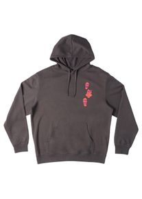 DC Shoes Herren Hoodie "Open Wide", grau, Gr. L, 55% Baumwolle, 25% Baumwolle, 20% Polyester, Sweatshirts