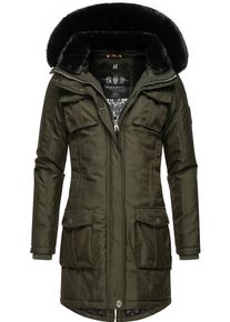 Navahoo Damen Wintermantel "Tiniis", grün, modisch, Gr. XXL, Oberstoff: 56% Nylon, 44% Polyester, Futter: 100% Polyester, Wattierung: 100% Polyester,