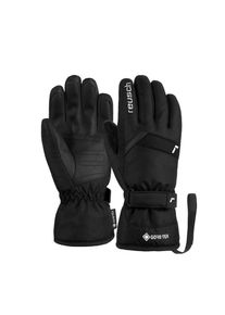 Reusch Kinder Skihandschuhe "Flash GORE-TEX Junior", schwarz-weiß, klassisch, Gr. 4, mehrfarbig, 90% Polyester, 10% Polyurethan, Handschuhe, mit