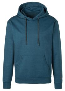 Herren Hoodie, BENCH. LOUNGEWEAR, Gr. 44, blau, Sweatware, Obermaterial: 60% Baumwolle, 40% Polyester, unifarben, Basic, Sweatshirts, Langarm,