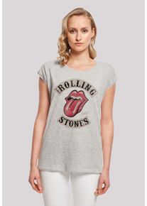 F4NT4STIC Damen T-Shirt "The Rolling Stones Tour '78", grau, casual, Gr. L, Obermaterial: 100% Baumwolle, Shirts, Premium Qualität